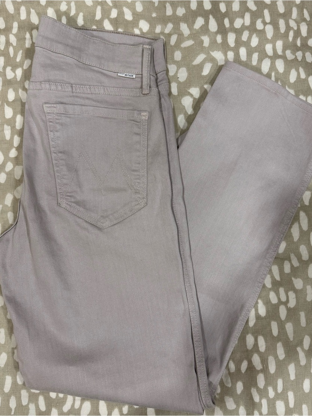 Mother Denim Grey The Rascal Ankle